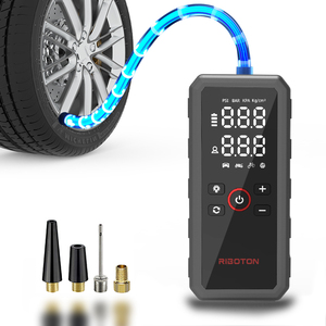 Démarreur de voiture haute capacité 6000 mAh avec compresseur d'air 150 PSI, booster de batterie portable d'urgence avec lumière LED pour véhicules - Product Image 4