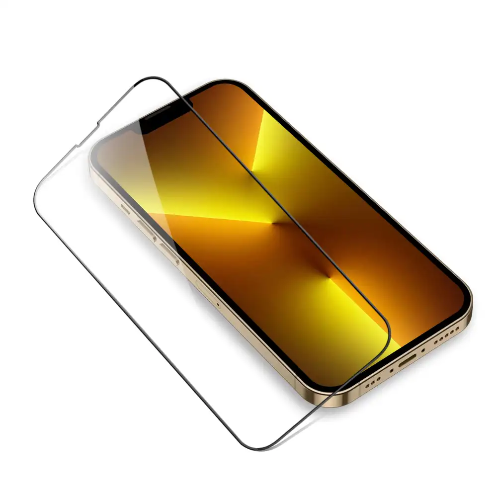 Pack package 2.5D silk print protector proteggi schermo in vetro temperato full cover glass per iPhone 11 12 13 Pro Max