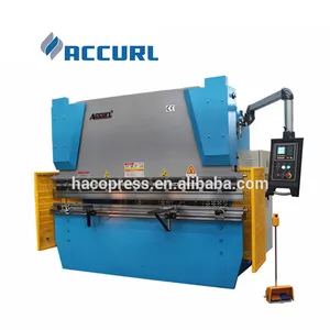 Bending Machines Hydraulic Accurl Brand 125tons Hydraulic Press Brake 4 Meter Bending Machine With Safety Fence