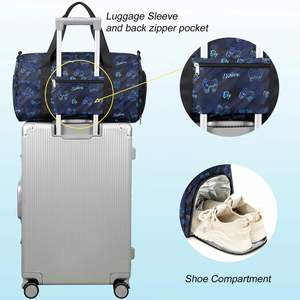 Sports Bag for Boys Kids Duffle Bag Boys Travel Bag for Kids Overnight Bag for Kid Weekender Bag <b>Sleepover</b> Bags - Product Image 6