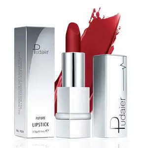 Pudaier Nhung Sexy Red Brown Velvet Matte Lipstick Lâu Dài Tint Lip Stick Khỏa Thân Tự Nhiên 17 Màu Son Môi Trang Điểm Cho Phụ Nữ