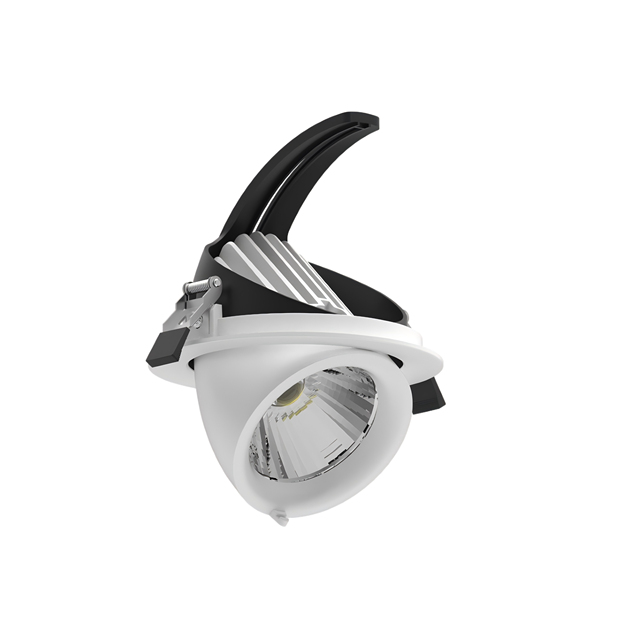 Indoor  Multifunction 360 Degree Rotation  Spotlightrecessed 24w 28w 32w 42w Led Cob Downlight Wall Washer Light Indoor