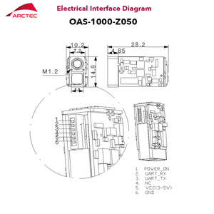 Mô-đun đo khoảng cách laser phản ứng nhanh 1000m Mô-đun cảm biến khoảng cách laser tầm xa chính xác cao cho máy chụp ảnh nhiệt - Product Image 3