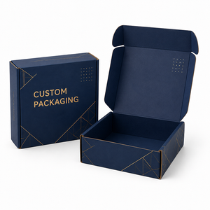 Cajas de Envío Ecológicas Personalizadas al por Mayor, Cajas de Cartón Corrugado Impresas con Diseño Personalizado, Caja Tipo Avión para Souvenirs - Product Image 2