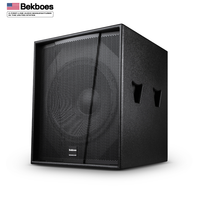 Bekboes S18 + Caisson de basses passif de 18 pouces Haut-parleurs DJ Performance sur scène Équipement de sonorisation audio professionnel