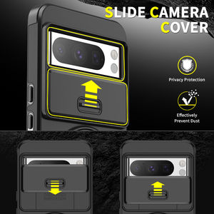Cámara deslizante anillo de coche protección de lente magnético plegable Kickstand funda de teléfono para <span class=keywords><strong>Google</strong></span> Pixel 9A 9Pro XL <span class=keywords><strong>9</strong></span> 8PRO 8A 7 PRO - Product Image 5