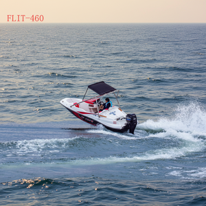 FLIT 15ft 4.6m Mini Imbarcazione da Pesca Sportiva in Vetroresina con Motore Entrobordo ed Fuoribordo 40-90HP 30-35 Nodi Yacht - Product Image 3