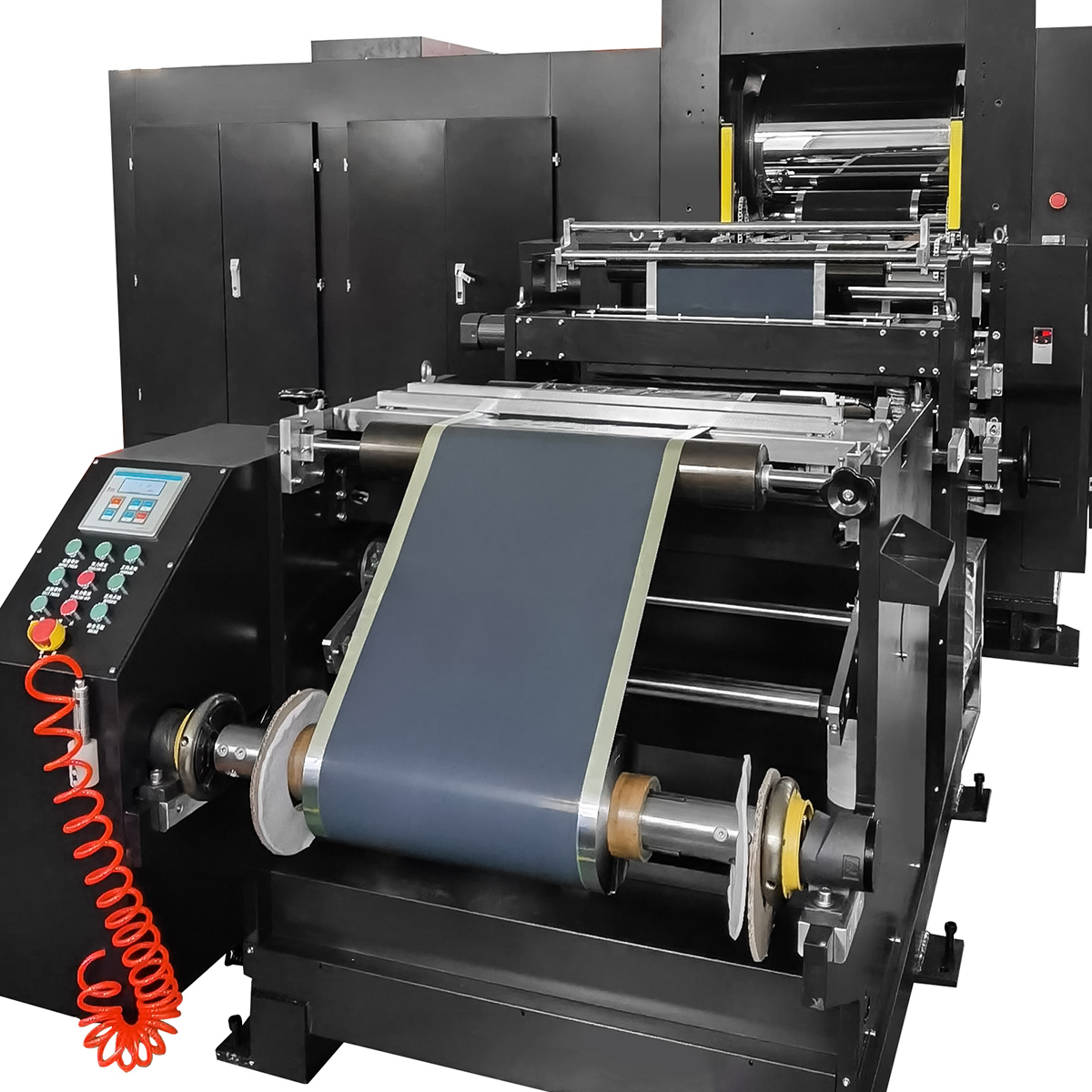 120KW Li Ion Battery Making Machine Roll To Roll Integrated Calendaring Slitting Machine