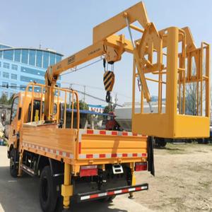 Uzun uzatma ile 10 Ton kamyona monte vinç 15.9m SPK23500 mafsallı vinç bomu - Product Image 6