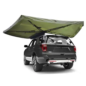 DrunkenXp 600D Oxford Fabric Camping Tent Car Awning 270 Degree 2.0m Radius Car Side Awning