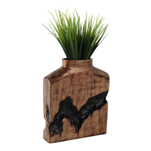 Vaso in metallo intagliato, vaso decorativo moderno per soggiorno, camera da letto, elegante vaso per fiori - Product Image 2