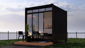 Maisons conteneurs de luxe, bureaux conteneurs, jardin, bureau extérieur de 10 pieds, petit abri de jardin, bureau mobile, <span class=keywords><strong>chalets</strong></span> - Product Image 4
