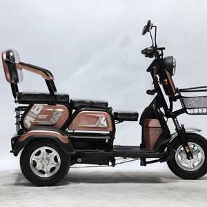 Vente directe d'usine, nouveau tricycle électrique en acier élégant et personnalisable, 3 roues, vélos de rue, 48V, 40-60 km/h, familles, passagers - Product Image 4