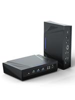 Mini PC industriel Hysotu avec SSD, processeur Intel Core I5 Quad Core, puissant ordinateur de bureau avec de nombreux ports USB, RJ45 LAN, triple écran, DDR4, NEUF