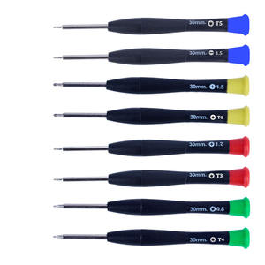 Jeu de tournevis de précision WEEY 8 pièces, 30 mm, métrique, pour réparation de montres, électronique, machine à coudre, entretien multifonction - Product Image 2