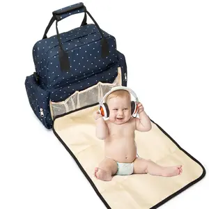 Amiqi bolsa para mudança de maternidade, bolsa decorativa de luxo para mamãe, bolsa de fraldas para bebês