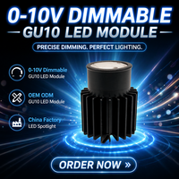 Module LED GU10 LHWYLED 0-10V 15W, vente directe d'usine, haute qualité, downlight GU10, aluminium forgé à froid 1070