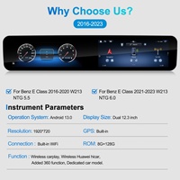 Radio Multimedia para Automóvil NaviHua con Pantalla Dual de 12.3 Pulgadas para Mercedes Benz Clase E 5.5/6.0 2016-2023