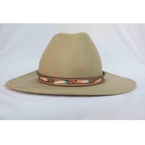 Bandas de sombrero con cuentas multicolores de calidad superior adecuadas para sombreros occidentales Fedoras que ofrecen un accesorio único y llamativo - Product Image 1