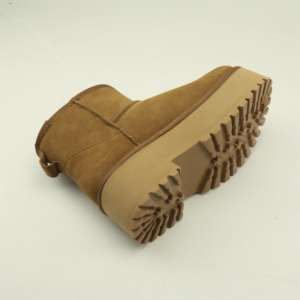 Yüksek topuklu kalın tabanlar ayak bileği kar botları kadın kış - Product Image 3