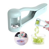 KZR Diviseur de fruits manuel transfrontalier, coupe-raisins/trancheuse en acier inoxydable écologique, outil de séparation de fruits frais en plastique PP