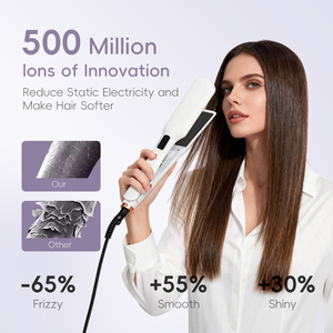 جهاز تمليس الشعر الكهربائي السيراميكي، مكواة شعر احترافية - Product Image 4