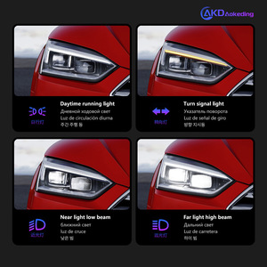 High Quality 6000K Audi Headlights for A5 17-20 <b>Water</b> <b>Proof</b> 12V Cross-Border Cars - Product Image 4