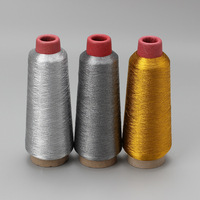 Factory Lurex Bright Color Gold Sliver Yarn Metallic Embroidery Yarn Metallic Thread