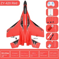 Avión de Juguete ZY-420 Personalizado OEM, Planeador de Combate para Niños, Modelo de Avión de Ala Fija, Material EVA, Uso en Interiores, 2 Canales, 1080p