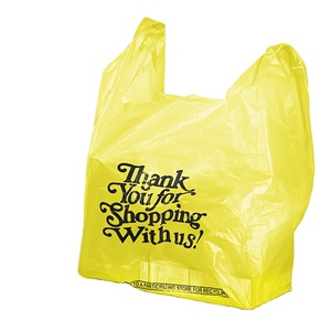 Bolsa de plástico biodegradable con logotipo personalizado, bolsa de compras compostable - Product Image 1