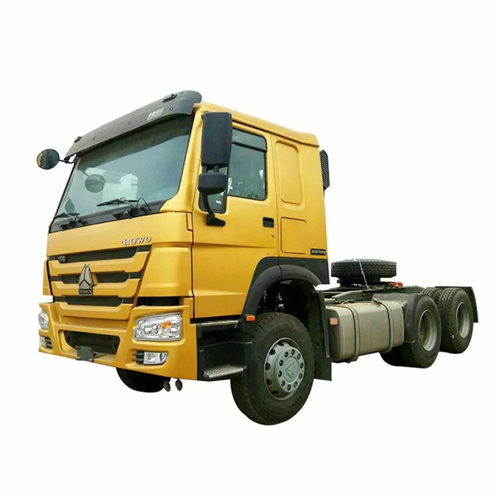 Sinotruk howo 420hp รถบรรทุก 6x4x2 รถแทรกเตอร์ prime mover/รถบรรทุกรถแทรกเตอร์ air conditioner