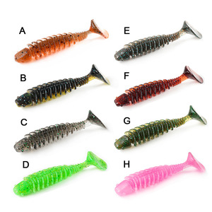 WZ TPR Mini Racine Personnalisé Fil Inversé T-tail 4cm Appât Doux Ver Doux Poisson Mandarin Luya Appât Perche Déformation Bec Appât - Product Image 6