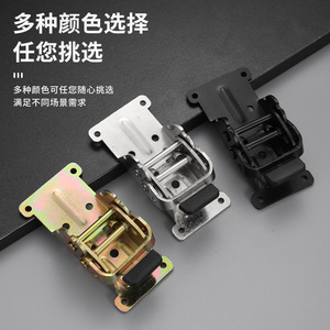 Folding Hinge 90 180 Degree Multi Angle Self Locking Furniture Connector Surface Mount Manganese Steel Modern Design - Product Image 3