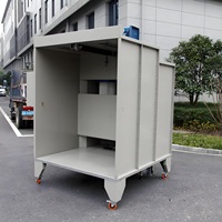 2025 nouvelle armoire de pulvérisation de poudre manuelle promue système d'équipement de peinture de bateau four de cabine de revêtement de poudre