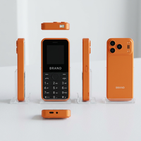 Teléfono con Teclado Linux Económico, Doble SIM GSM 2G con Linterna y Radio FM, Soporte en Español/Alemán para Personas Mayores
