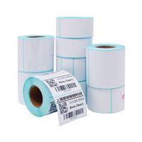 Autocollant de prix d'étiquette thermique directe 58X40 autocollants de code à barres étiquette thermique pour imprimante Zebra