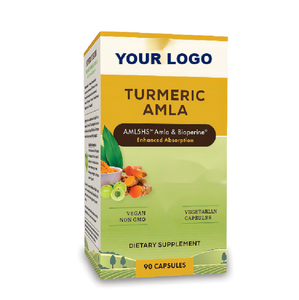 Capsules naturelles de curcumine de curcuma et d'huile d'<span class=keywords><strong>Amla</strong></span> avec bioperine pour la croissance des cheveux Suppléments à base de plantes pour adultes 60ct - Product Image 3