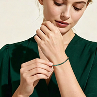 Bracciale Tennis Multicolore con Zirconia Cubica, Placcato Oro 14K, Gioielli da Donna per Matrimoni, Spose, Balli di Fine Anno, Regali, Bracciale con Diamanti CZ Taglio Rotondo