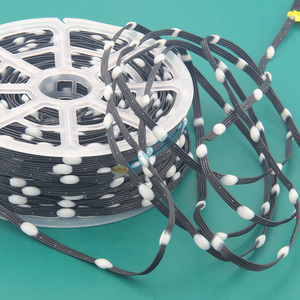 Ngoài Trời Không Thấm Nước 12V Ws2811 4 Pin Dây Màu Đen Khoảng Cách LED Pixel Chuỗi Đèn Cổ Tích Ánh Sáng Chuỗi Đèn Giáng Sinh - Product Image 3