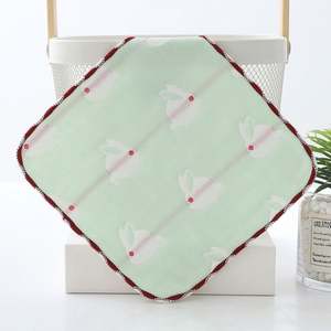 Gauze Baby Face Towel Handkerchief Super Soft 25x25cm 6 Layer Cotton <b>Muslin</b> Burp <b>Cloths</b> for Baby - Product Image 3