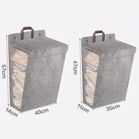 Panier à linge mural pliable en tissu Oxford grande capacité, gain de place, pour hôtel, salle de sport, vente en gros