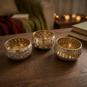 Support de bougie en fer fait main Sonnet Decor, sans plomb, écologique, imperméable, résistant à la chaleur, décoration de la maison, arbre de Noël - Product Image 1