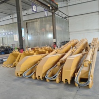 Bras de pelle hydraulique à portée étendue de 20 à 50 tonnes, bras structurel robuste pour les projets de construction d'excavations profondes