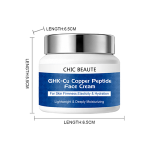 CHIC BEAUTE Crème Visage Hydratante Anti-Rides Naturelle au Peptide de Cuivre GHK-Cu Éclaircissante pour Soin de la Peau - Product Image 4