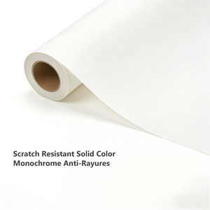 Película Decorativa de PVC para Revestimiento de PVC y Puertas de Entrada de PVC - Revestimiento para Placas de PVC - Efecto Madera Blanca - Product Image 2