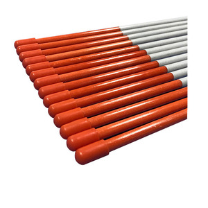 48" Orange Pole Fiberglass Snow Stake Reflective Driveway Marker - Product Image 1