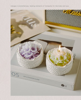 Vela Votiva de Cera Mixta Hecha a Mano - Aromaterapia con Aroma Personalizable, Color y Logotipo Personalizables para Días Festivos, Diwali, San Valentín, Día del Padre
