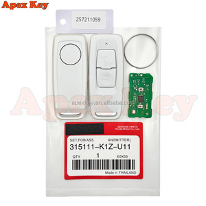 Clé intelligente de remplacement colorée K1Z/K1B en ABS avec 2 boutons pour PCX160 FORZA NSS350 2021-2023, puce ID47 433.92FSK - Product Image 5