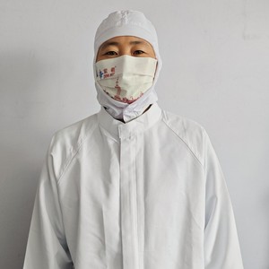 Gorro interior elástico blanco para fábrica de alimentos, gorro de trabajo para hombre y mujer, gorro de malla, gorro elástico tipo chal, gorro de taller, higiénico, blanco - Product Image 2