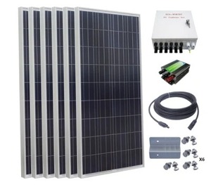 Generador de Energía Solar Completo, Sistema Fotovoltaico Fuera de la Red de 6KW con Batería SMSH-6KW, Cadenza de Celdas Solares SMSH-6KW - Product Image 2